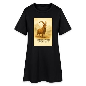 Geest van de Bergen - Robe T-shirt Femme - noir - Devant