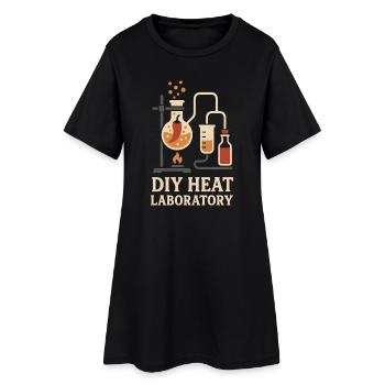 Saucier Pieux Chili Fermenté Épicé - Robe T-shirt Femme - noir - Devant