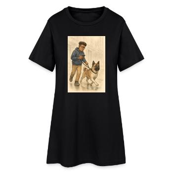 Matt et Holly - Robe T-shirt Femme - noir - Devant