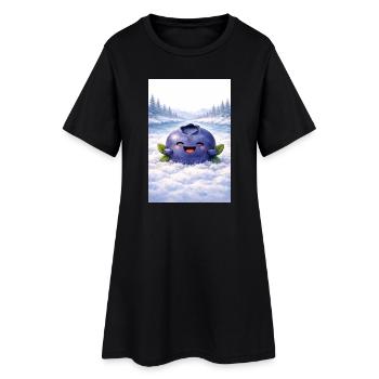 Blueberry - Gift of the Far North - Women’s T-Shirt Dress - black - Front