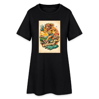 Racing Spirit: Almost There - Women’s T-Shirt Dress - black - Front