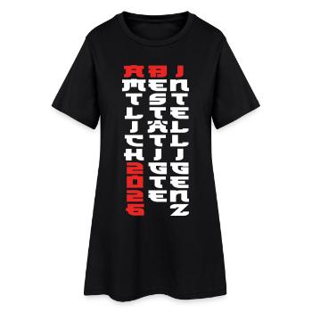 Abi 2026 - Abitur - Cadeau style manga - Robe T-shirt Femme - noir - Devant