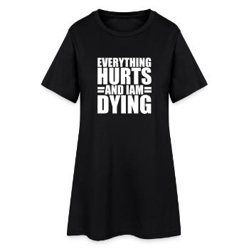 Dying Sport - Women’s T-Shirt Dress - black - Front