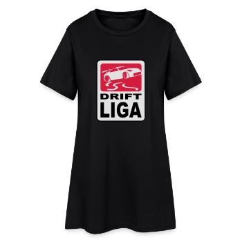 drift_liga14 - Frauen T-Shirt-Kleid - Schwarz - Vorne