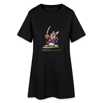 Antreten zum Schützenfest! - Frauen T-Shirt-Kleid - Schwarz - Vorne