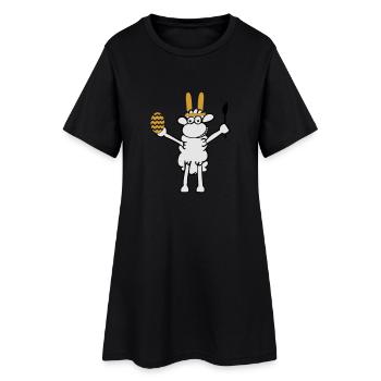 Eastersheep - Women’s T-Shirt Dress - black - Front