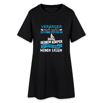 Physiotherapeut Physio Beruf Sprüche neu Geschenk - Frauen T-Shirt-Kleid - Schwarz - Vorne