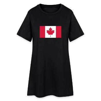 Canada - Robe T-shirt Femme - noir - Devant