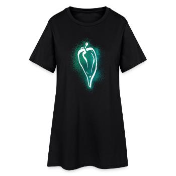 Blacklight Neon Chili - Robe T-shirt Femme - noir - Devant