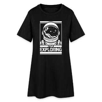 I'm Exploring - Women’s T-Shirt Dress - black - Front