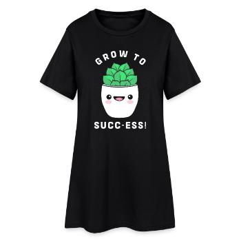 Cactus Plante Cactus - Robe T-shirt Femme - noir - Devant