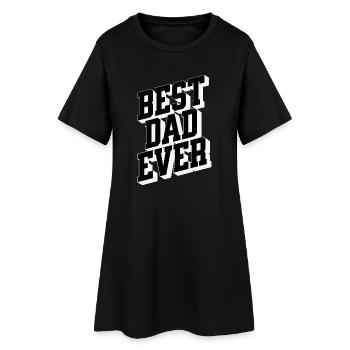 Best Dad Ever 3D Typo - Women’s T-Shirt Dress - black - Front