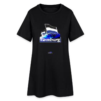 Hamburg - Women’s T-Shirt Dress - black - Front