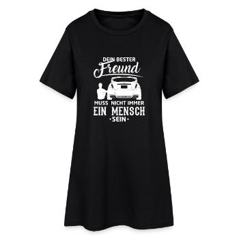 Auto - Impreza Bester Freund - Frauen T-Shirt-Kleid - Schwarz - Vorne