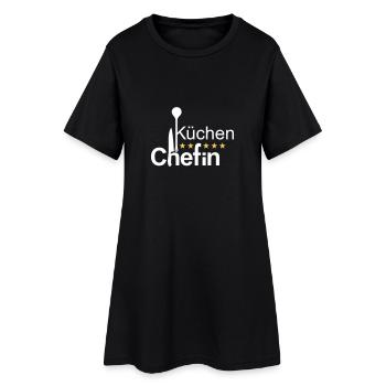 Cuisinier - Robe T-shirt Femme - noir - Devant