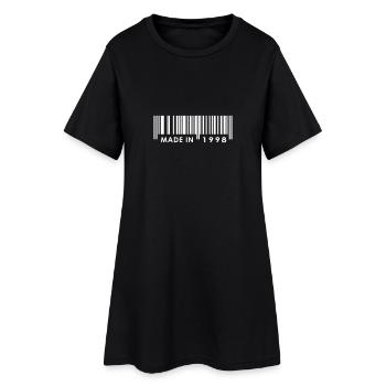 Anniversaire 1998 - Robe T-shirt Femme - noir - Devant