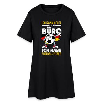 Drôle de Football Football Fan Cadeau - Robe T-shirt Femme - noir - Devant