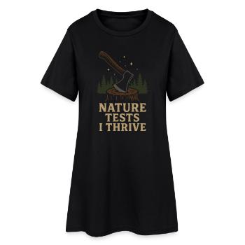 Pouvoirs de survie Boscroon Capacités féroces - Robe T-shirt Femme - noir - Devant