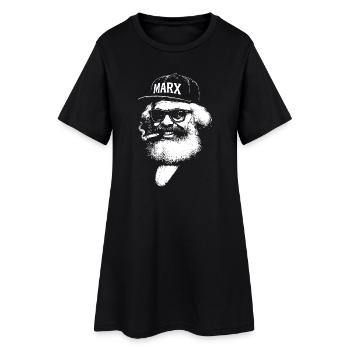 Karl Marx Icône pop - Robe T-shirt Femme - noir - Devant