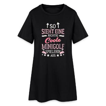 So sieht eine richtig coole Minigolfspielerin aus - Robe T-shirt Femme - noir - Devant
