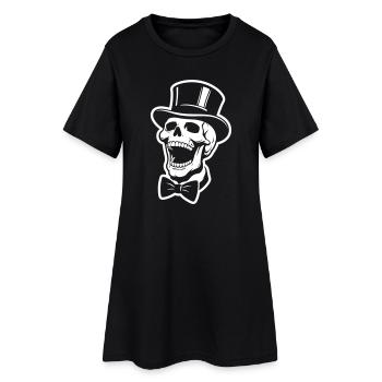 Groom Skull Skeleton Jga - Women’s T-Shirt Dress - black - Front