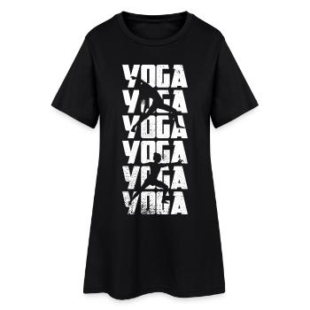 Yoga - Women’s T-Shirt Dress - black - Front