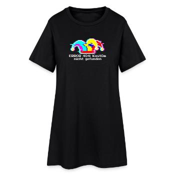 Error 404 Costume Not Found Nerd Carnival IT - Women’s T-Shirt Dress - black - Front