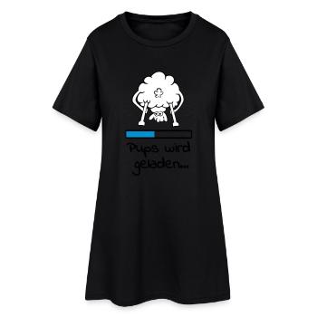 pups_geladen_2_3f - Robe T-shirt Femme - noir - Devant