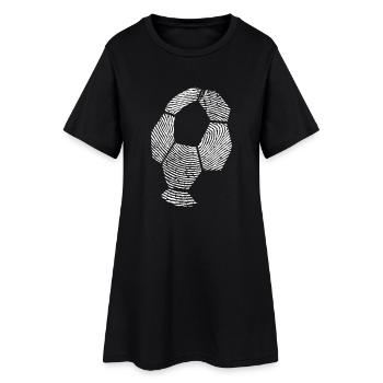 Fußball Fingerprint - Soccer Fingerprint -Team-DNA - Robe T-shirt Femme - noir - Devant