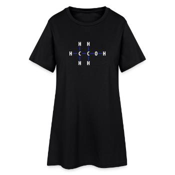 alcool - Robe T-shirt Femme - noir - Devant