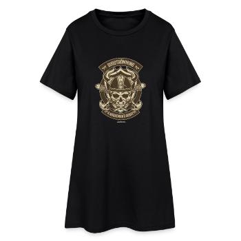 Surströmming T Shirt Norseman's Sushi - Frauen T-Shirt-Kleid - Schwarz - Vorne