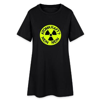 L'énergie nucléaire Non Non Merci - Robe T-shirt Femme - noir - Devant