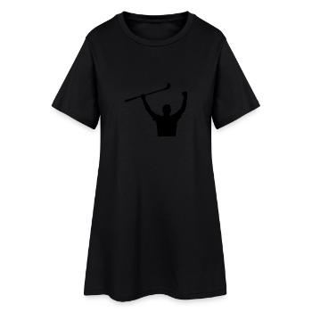 Golf - Robe T-shirt Femme - noir - Devant
