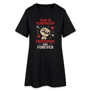 Piercing Addict Body Mod Enthusiast - Robe T-shirt Femme - noir - Devant