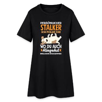 Funny Jack Russell Owner Gift - Women’s T-Shirt Dress - black - Front