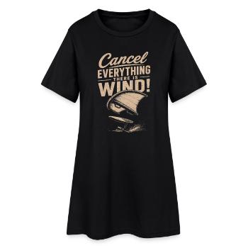 Windstorm Windsurf Statement - Women’s T-Shirt Dress - black - Front