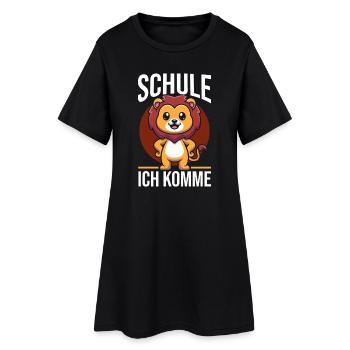 Kita Erste Klasse Löwe Schüler Kindergarten - Frauen T-Shirt-Kleid - Schwarz - Vorne