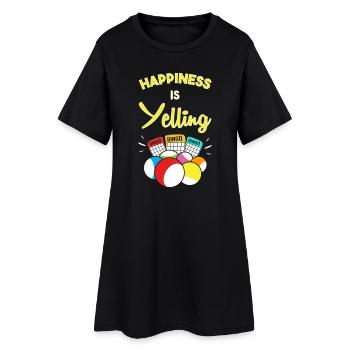 Bingo - Robe T-shirt Femme - noir - Devant