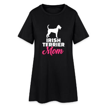 Irish Terrier - Robe T-shirt Femme - noir - Devant