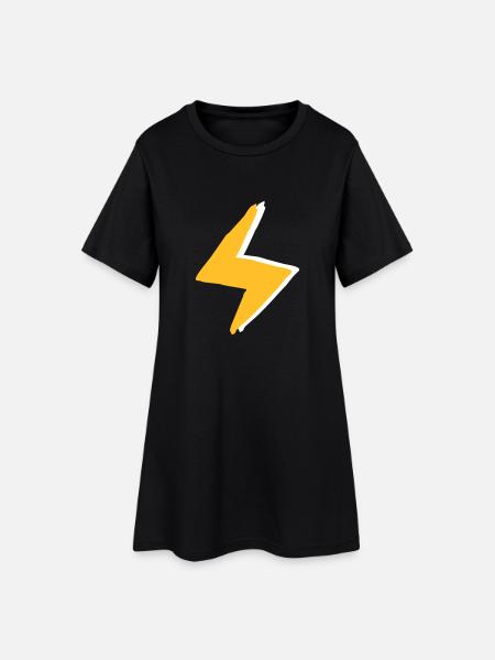 Flash avec des super pouvoirs - Costume - Robe T-shirt Femme - noir