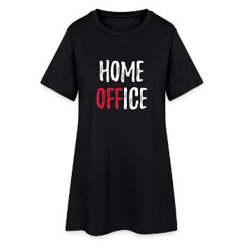 Accueil OFFICE cadeau pour les amis Job dans le bureau - Robe T-shirt Femme - noir - Devant