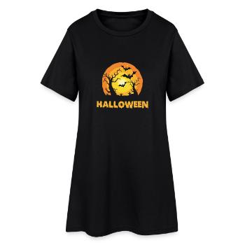 Halloween - Robe T-shirt Femme - noir - Devant