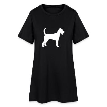 Irish Terrier - Robe T-shirt Femme - noir - Devant