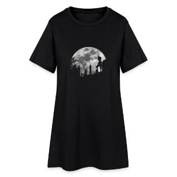 Kaiserslautern rot Teufel Lautern Fußball Geschenk - Frauen T-Shirt-Kleid - Schwarz - Vorne