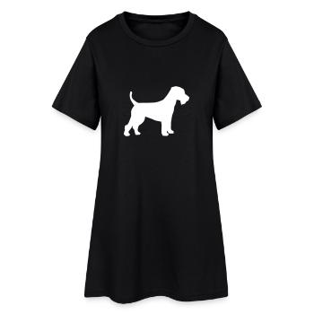 Welsh Terrier - Robe T-shirt Femme - noir - Devant