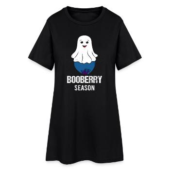 Myrtille Funny Fruit Fruit Myrtille Vintage - Robe T-shirt Femme - noir - Devant