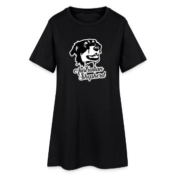 Australian Shepherd - Women’s T-Shirt Dress - black - Front