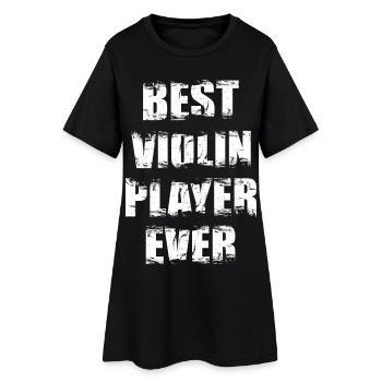 Best violinist of all time - Women’s T-Shirt Dress - black - Front