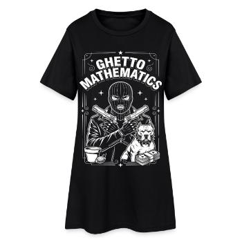 Mathématiques du ghetto - Robe T-shirt Femme - noir - Devant