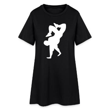 Breakdance - Women’s T-Shirt Dress - black - Front
